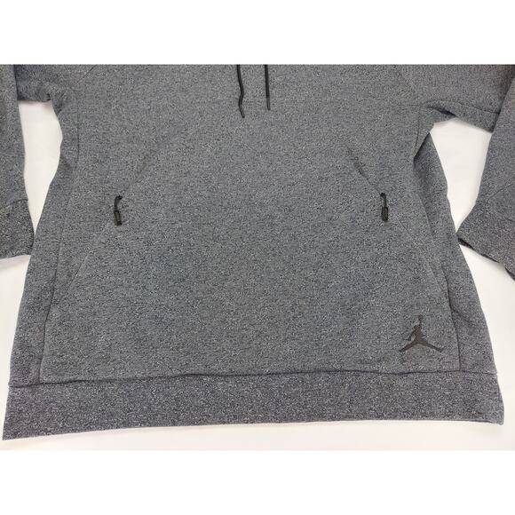 Nike Air Jordan Jumpman Athleisure Dark Heather Gray Hoodie 802179-010 XL - Picture 3 of 13